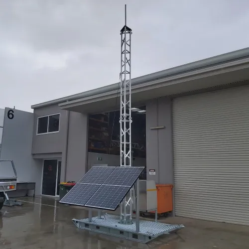 APAC Deployable Skid Platform, Winch-Raised AL340 Tower - Up to 10m ...